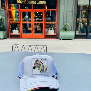Authentic limited edition PROUD LGBT tucker snapback.